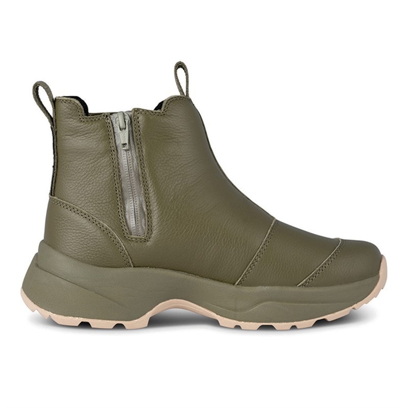Woden Dames Silje Warm Waterproof Enkellaarzen Groen - Afbeelding 5