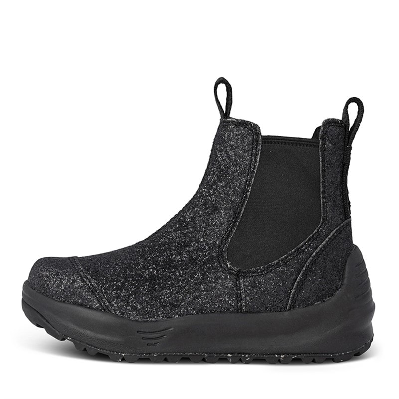 Woden Bottes Silja Glitter Fille 020 Black