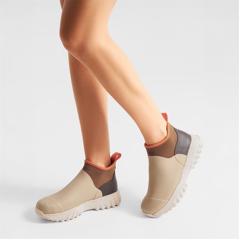 Woden Dames Irene Waterdichte Rubber Laarzen 259 Coffee Cream Multi - Afbeelding 4