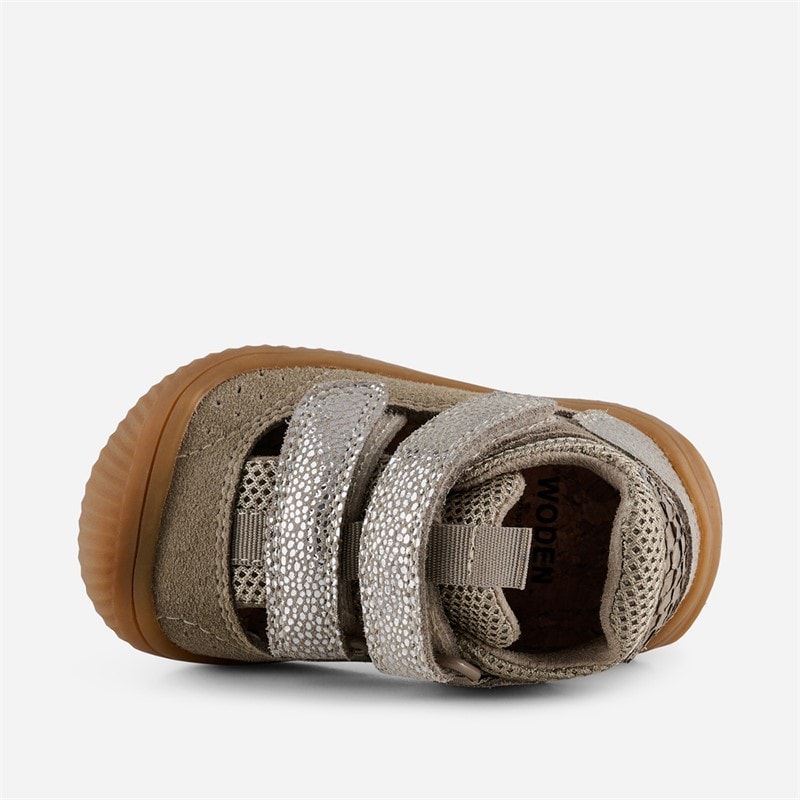 Woden Sandales Tristan Pearl Enfant 776 Silver Mink - Image 4
