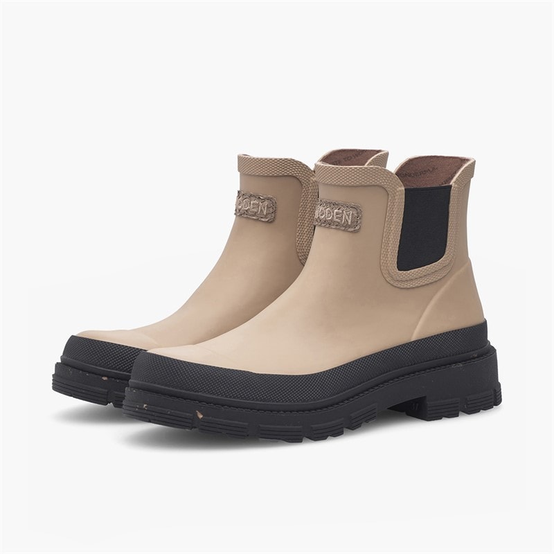 Woden Damen Liv Wasserdichte Gummistiefel 852 Coffee Cream - Bild 3