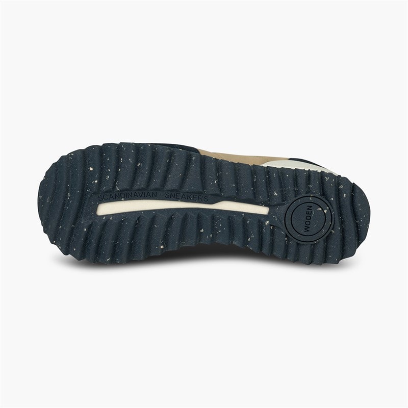 Woden Baskets Femme Ronja Plateau 154 Navy Multi - Image 2