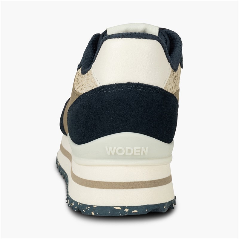 Woden Baskets Femme Ronja Plateau 154 Navy Multi - Image 3