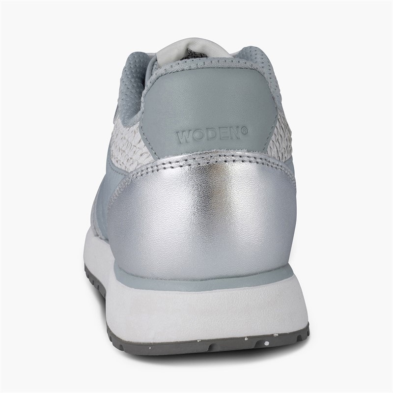 Woden Baskets Ronja métallisées Femme 039 Silver - Image 4