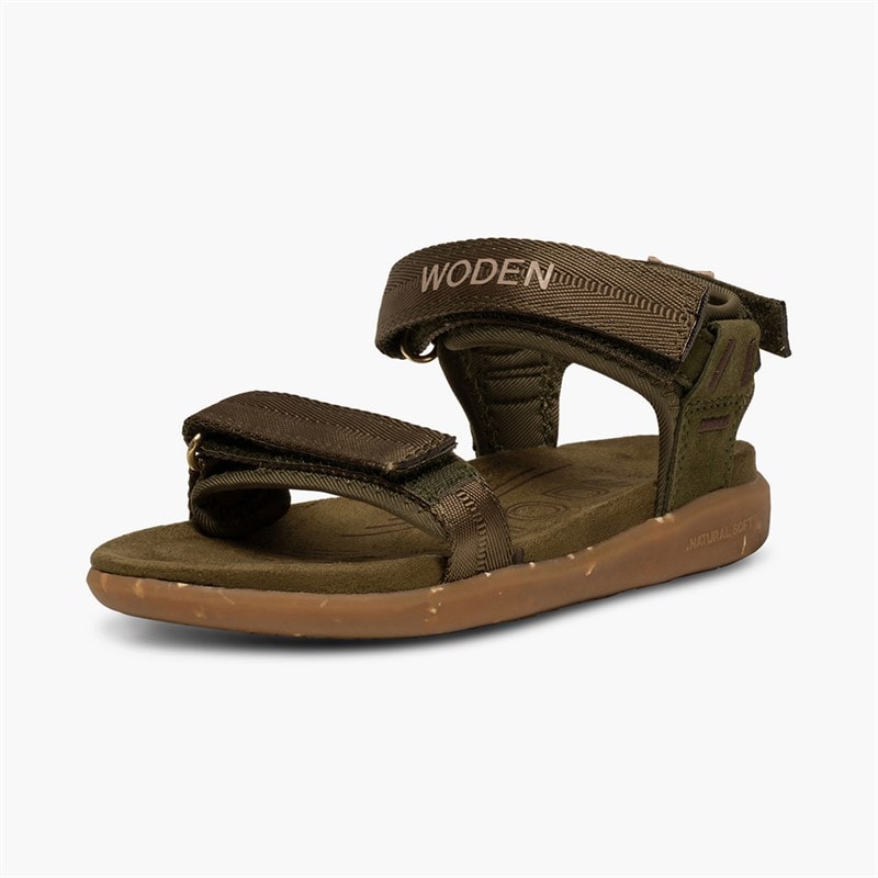 Woden Kinderen Cirkeline Sandalen 295 Dark Olive