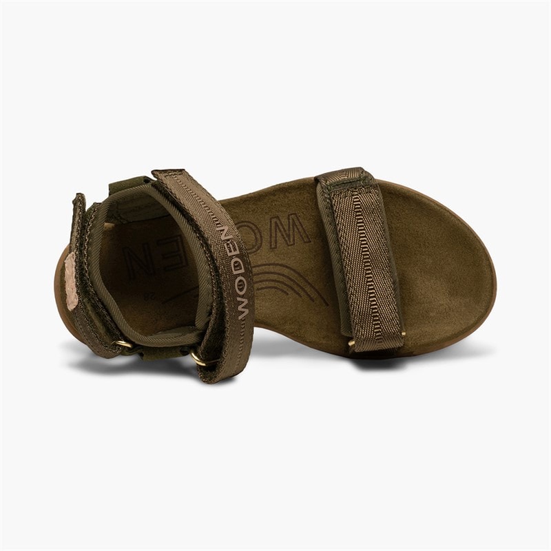 Woden Sandales Cirkeline Enfant 295 Dark Olive - Image 4