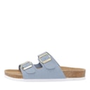 CPH Comfort Sandales Femme Deux Brides Bleu Clair/Or