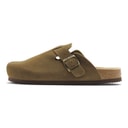 CPH Comfort Bio Clog Suède Sandalen Kameelkleurig