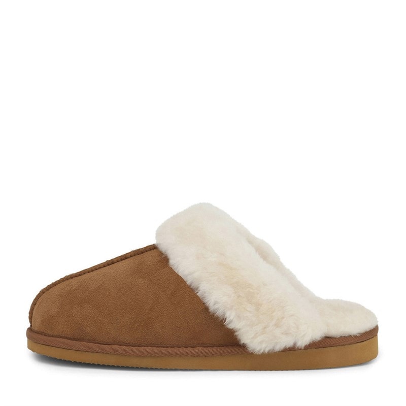CPH Comfort Slippers Dames Kastanjebruin - Afbeelding 1