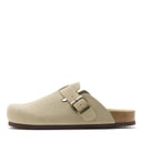 CPH Comfort Bio Suede Clogs Sandalen Lichtbruin