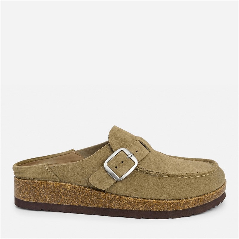 CPH Comfort Sandales Bio Moc en Daim Taupe
