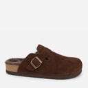 CPH Comfort Sabots Bio Doublés de Daim Brun Foncé