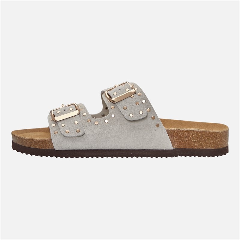 CPH Comfort Damen Bio Nieten Sandalen Beige