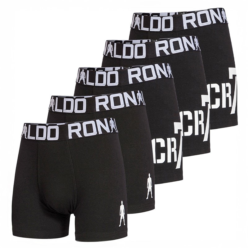 Cr7 Jongens Vijf Pak Slips Zwart