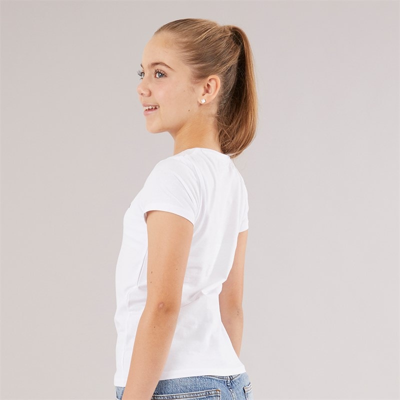 Guess Meisjes T-shirt Pure White - Afbeelding 2