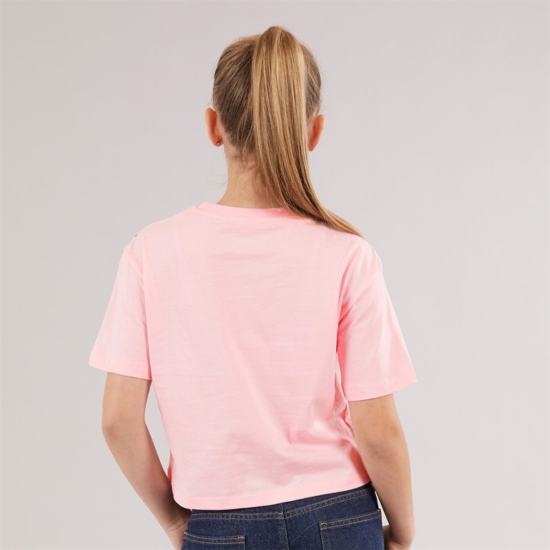 Guess T-shirt dla niej kolor Cotton Candy Pink – zdjęcie  2