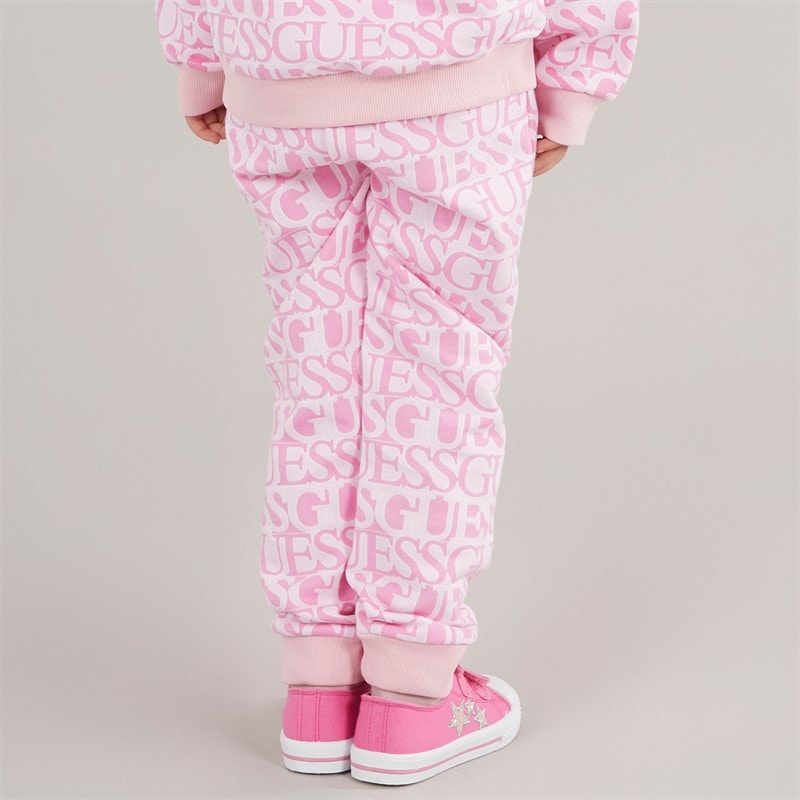 Guess Meisjes Joggingbroeken Logo Fuchsia - Afbeelding 2