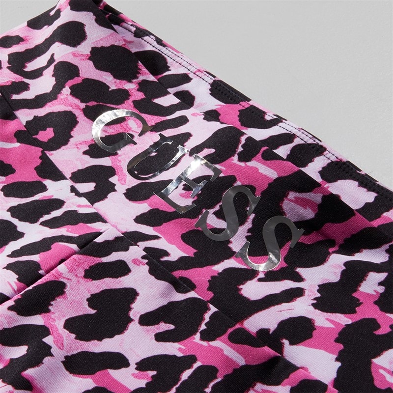 Guess Meisjes Leggings Leopard Pink Combo - Afbeelding 3