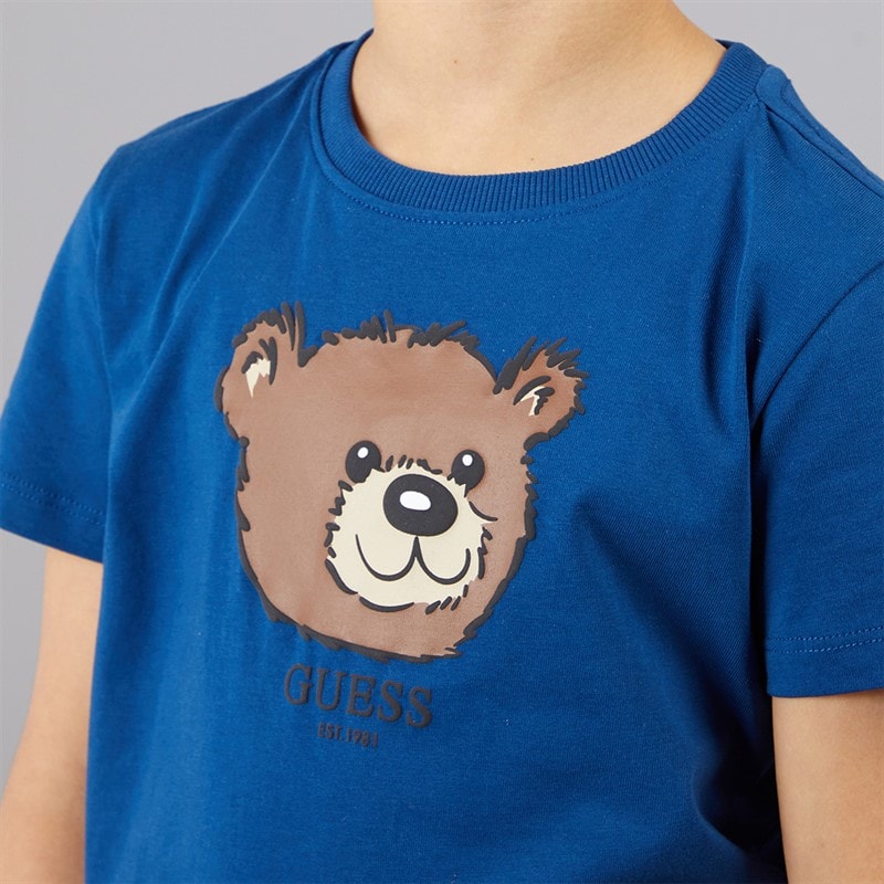 Guess Junge T Shirt Blue Lily - Bild 3