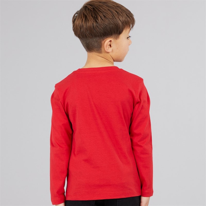 Guess Junge Langarm T Shirt Spicy Red - Bild 2