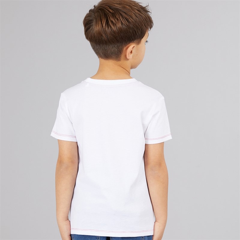 Guess Junge T Shirt Pure White - Bild 2