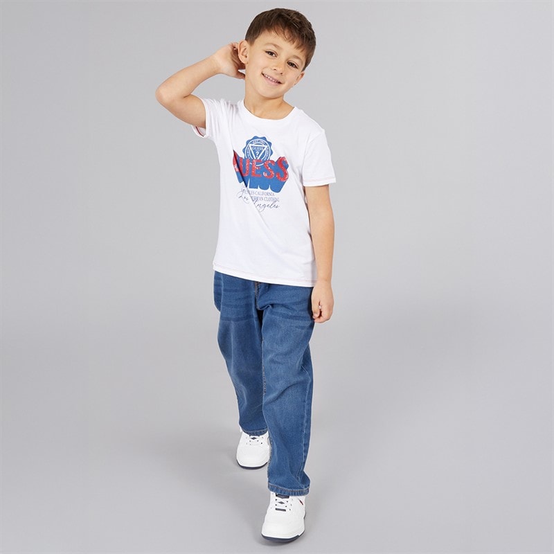 Guess Junge T Shirt Pure White - Bild 4