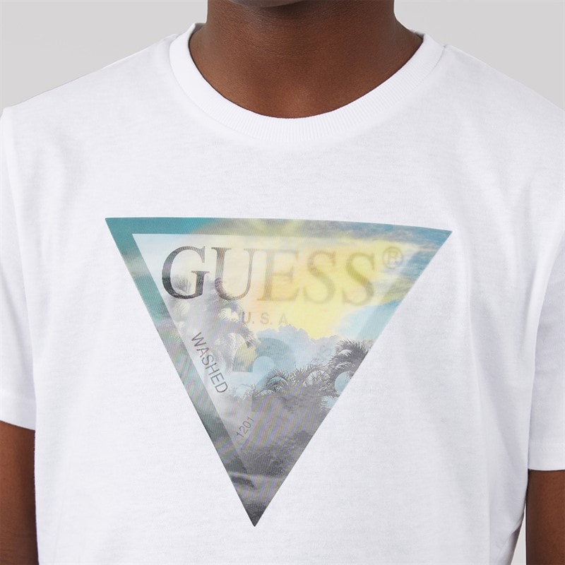 Guess T-shirt Garçon Pure White - Image 3