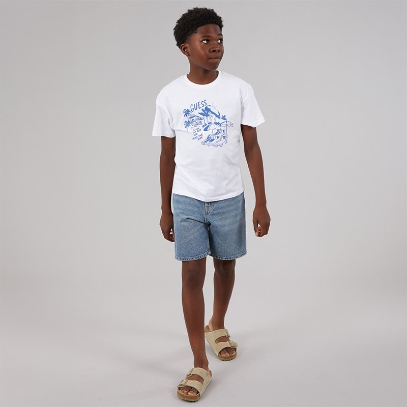 Guess Junge T-Shirt Pure White - Bild 4
