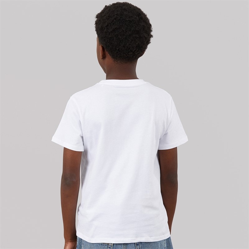 Guess T-shirt dla chłopca kolor Pure White – zdjęcie  2