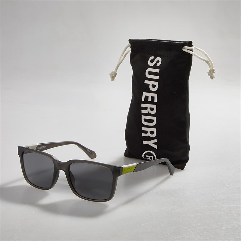 Superdry Okulary przeciwsłoneczne dla niego ciemnoszare kolor Drk Gry – zdjęcie  4