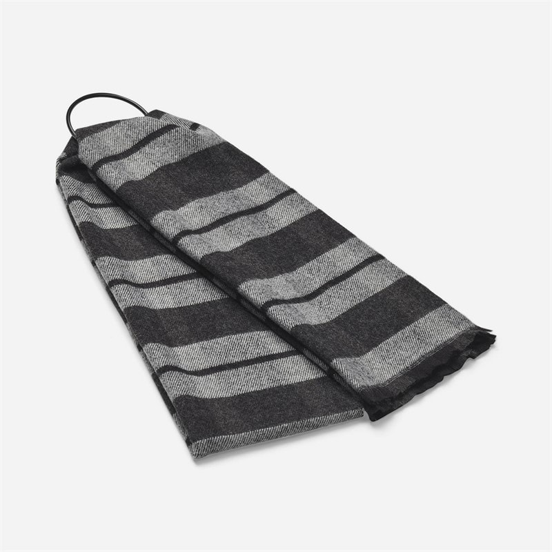 Upfront Elton sjaal - Black Pattern