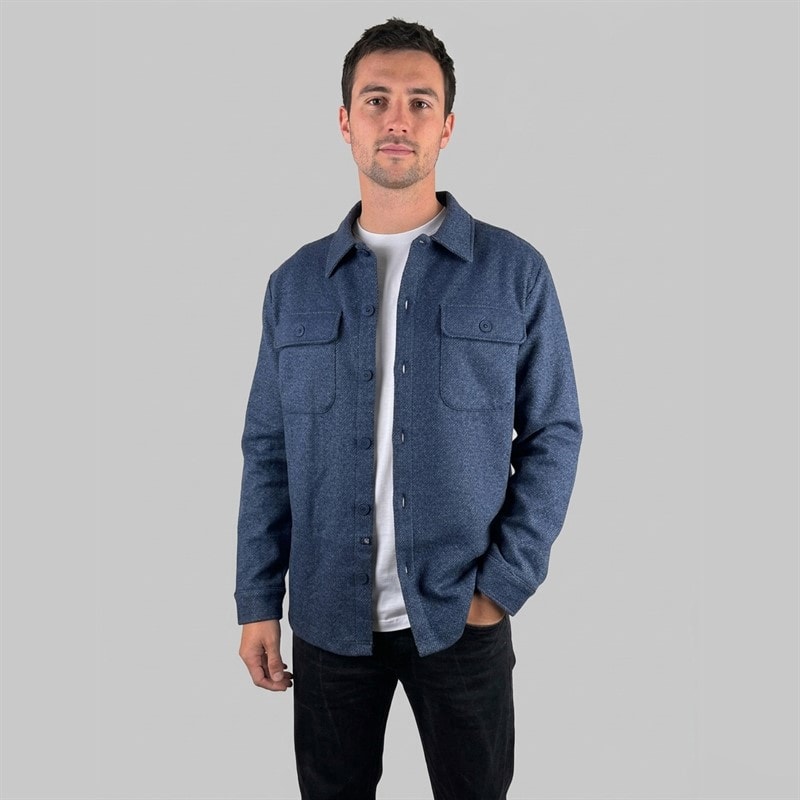 Indicode Heren daxcaster shirt - Sky Captain