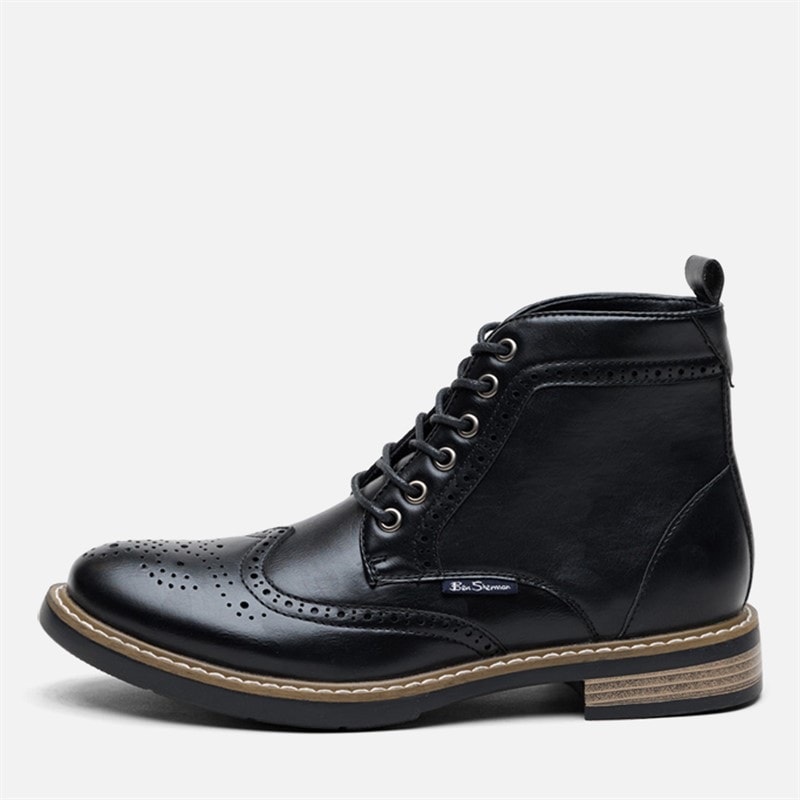 Ben Sherman Bottes brogues Templeton hommes - Noir