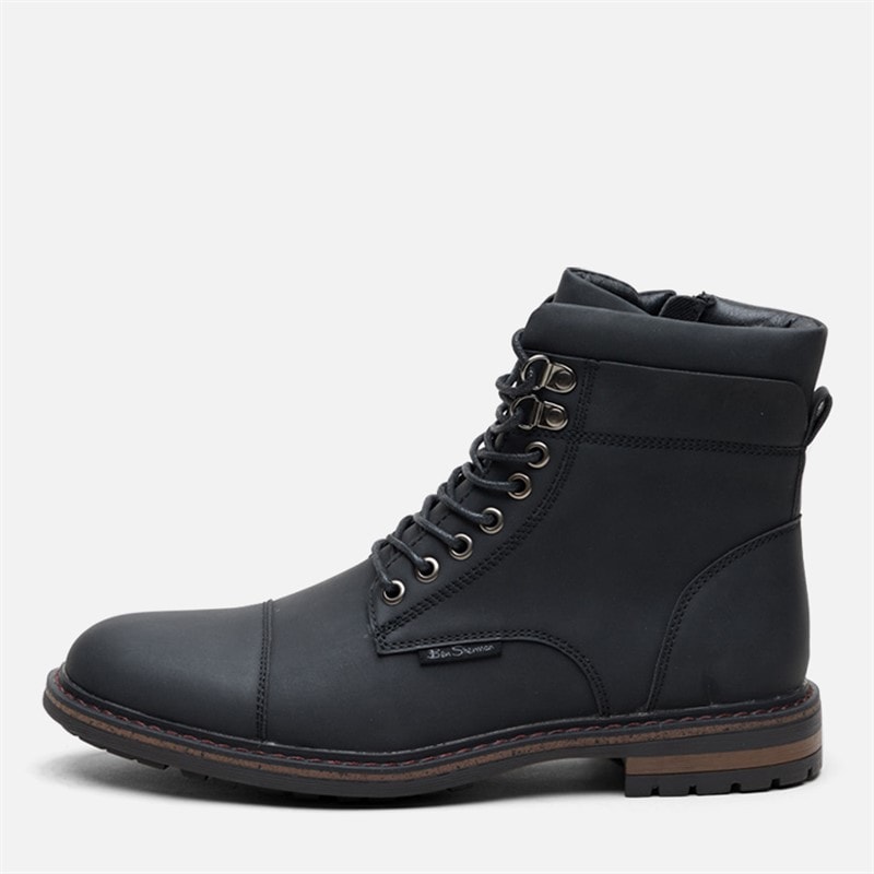 Ben Sherman Mężczyźni buty brogue bonneville - Czarny
