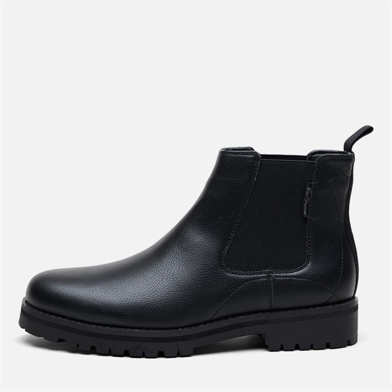 Ben Sherman Mężczyźni buty chelsea chesterley - Czarna Grain/Czarna Sole