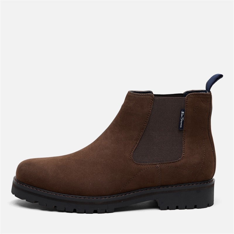 Ben Sherman Mężczyźni buty chelsea chesterley - Brown IMI Suede