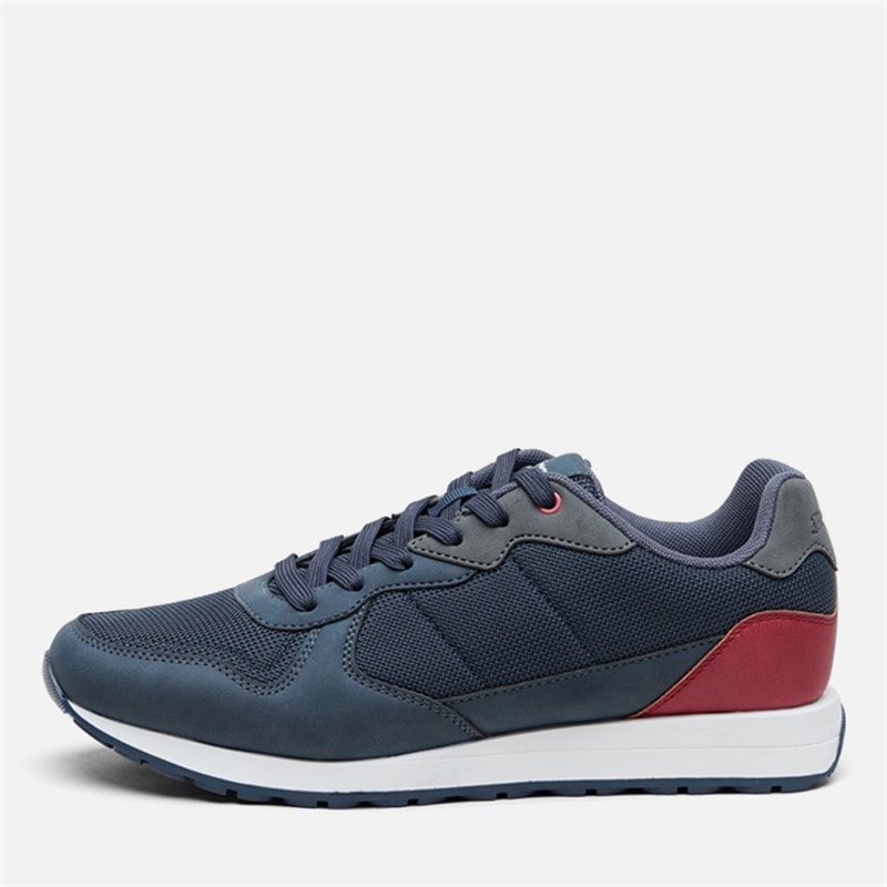 Ben Sherman Baskets cruiser hommes - Marine/Gris/Rouge