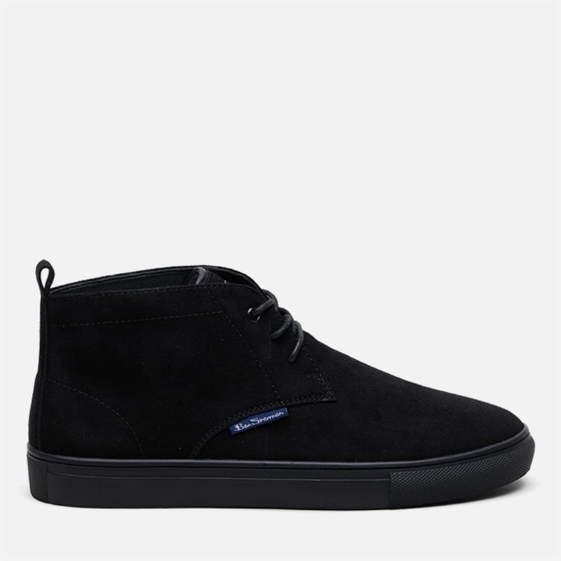 Ben Sherman Mężczyźni buty park chukka - Black Mono