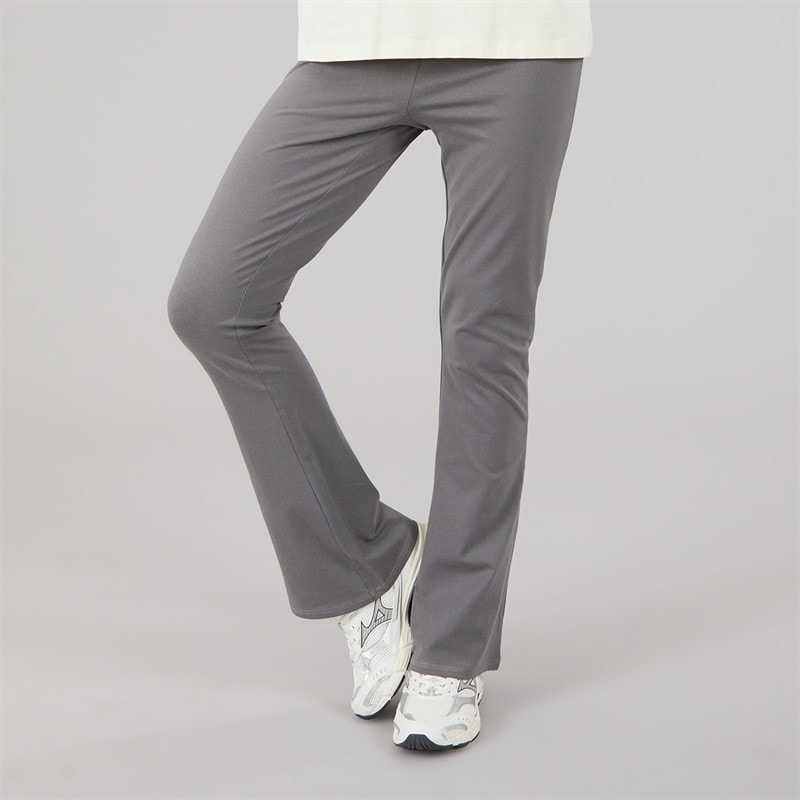 Bench Damskie legginsy lalli z wysokim stanem i rozszerzanymi nogawkami - Charcoal