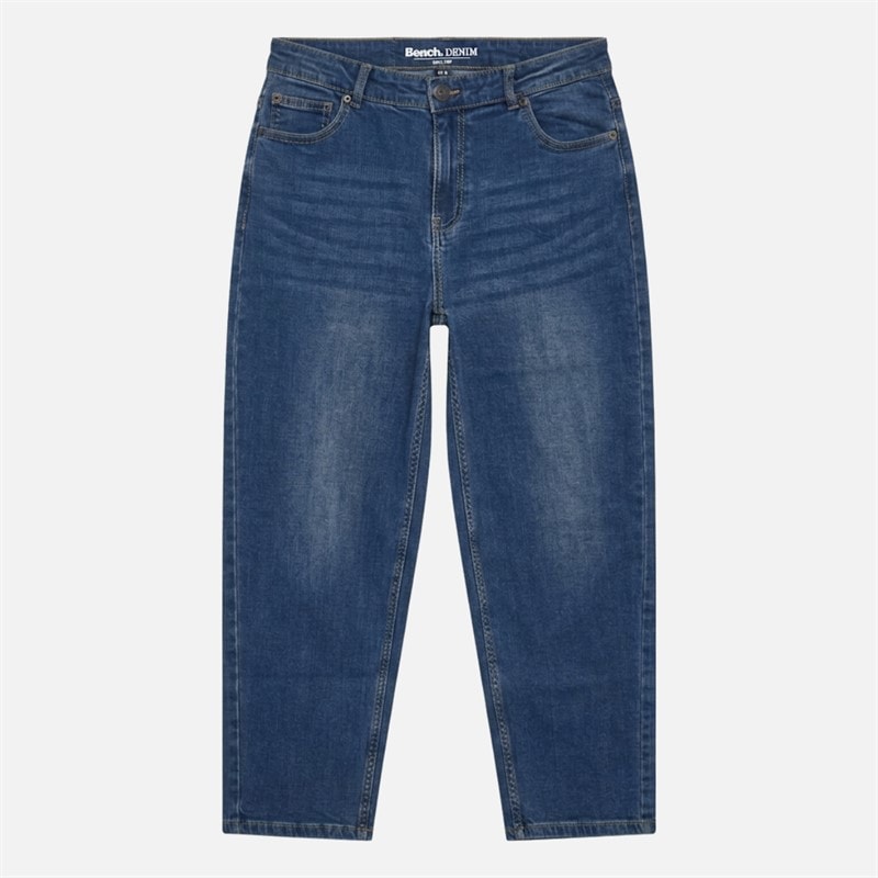 Bench Jungen - Jenkyn Barrel-Leg Gewaschene Jeans - Mid Blue Wash