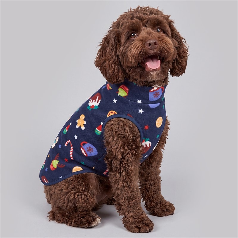 Fluid Pull de Noël en micro-polaire unisexe - Multi Navy