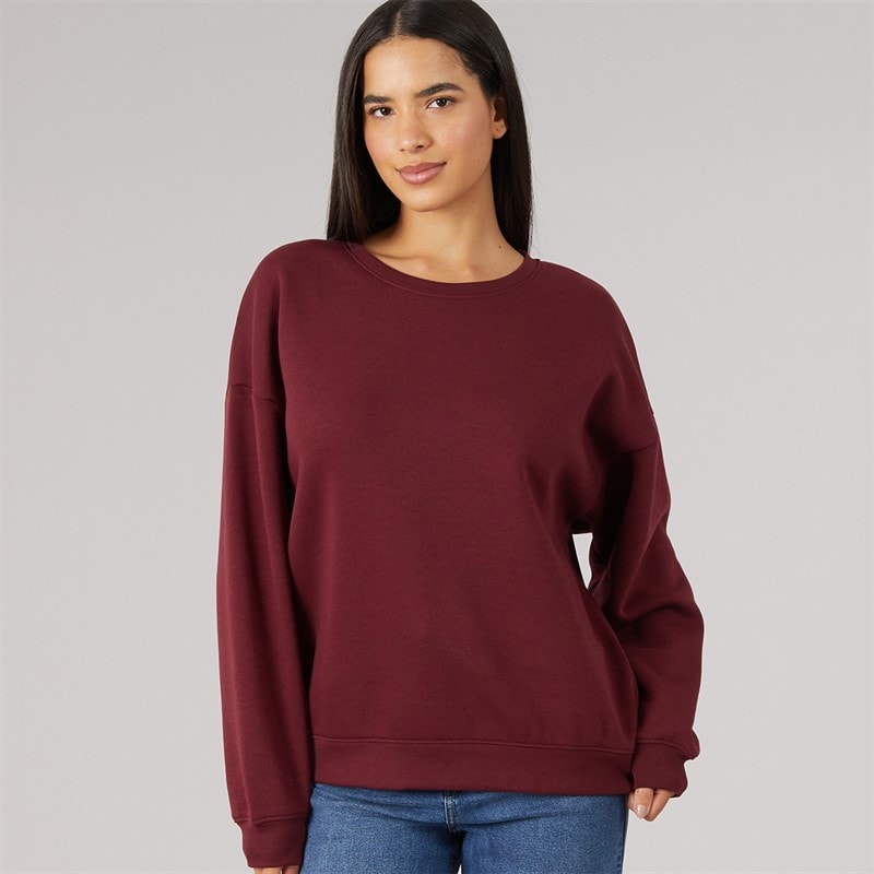 Board Angels Damen - Oversized Sweatshirt - Burgundy