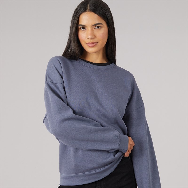 Board Angels Damen - Oversized Sweatshirt - Dusty Blue