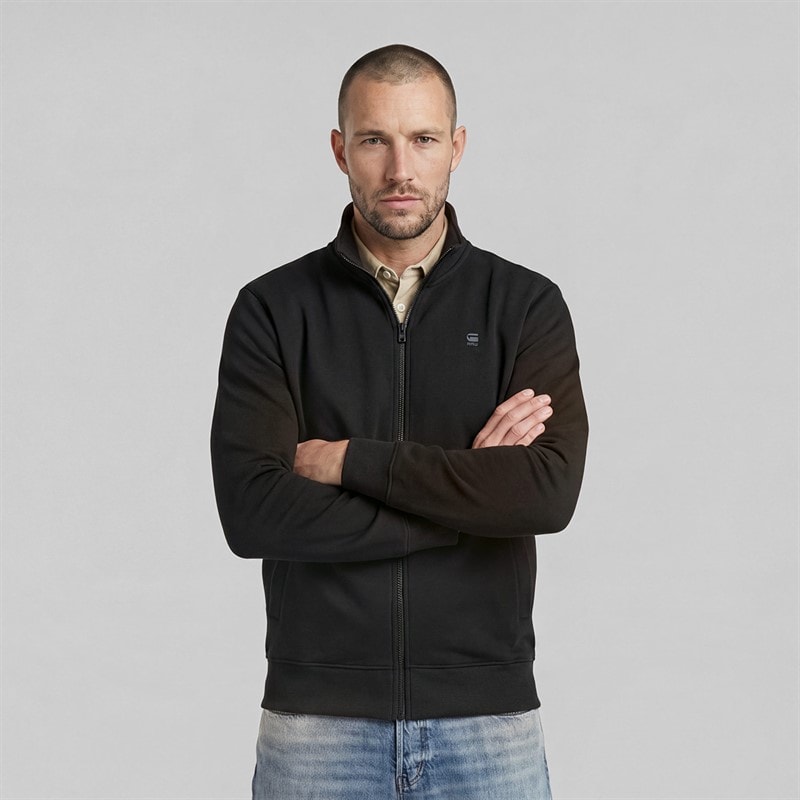 G-STAR Herren - Core Zip Sweatshirt - Schwarz