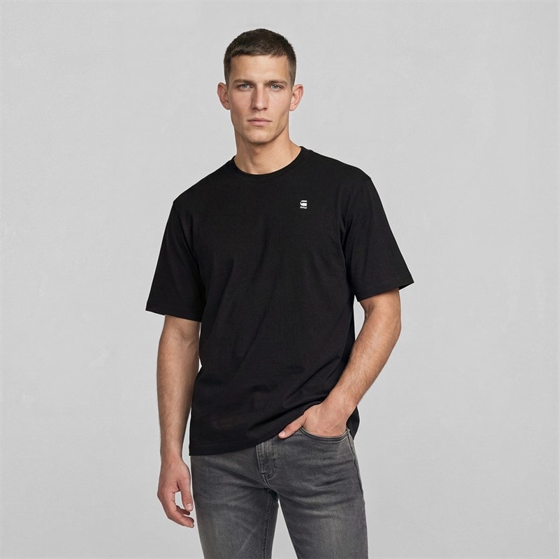 G-STAR Herren - Boxy T-Shirt - Schwarz