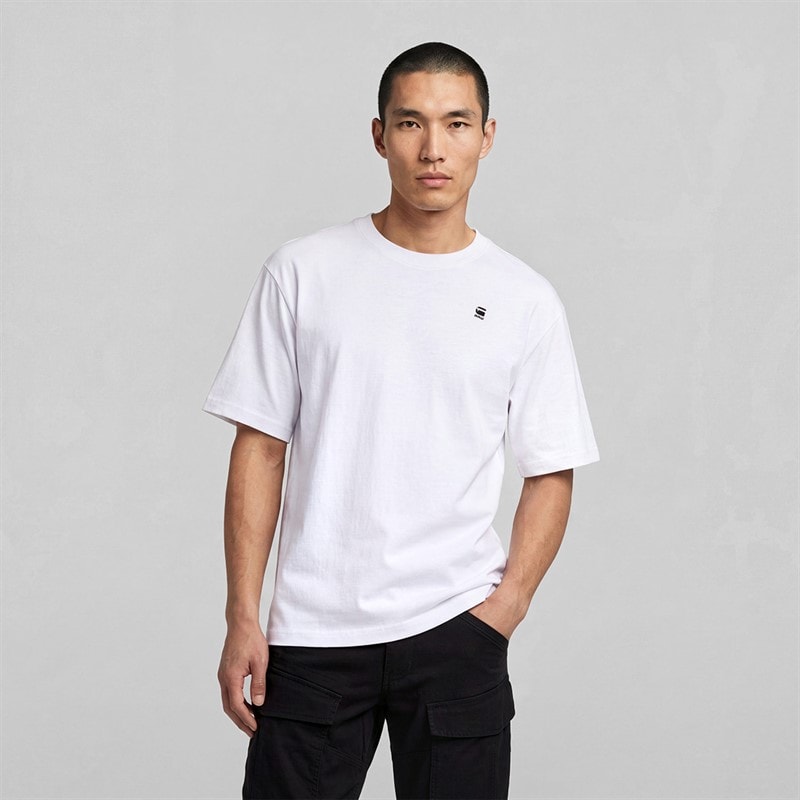 G-STAR Herren - Boxy T-Shirt - Weiß