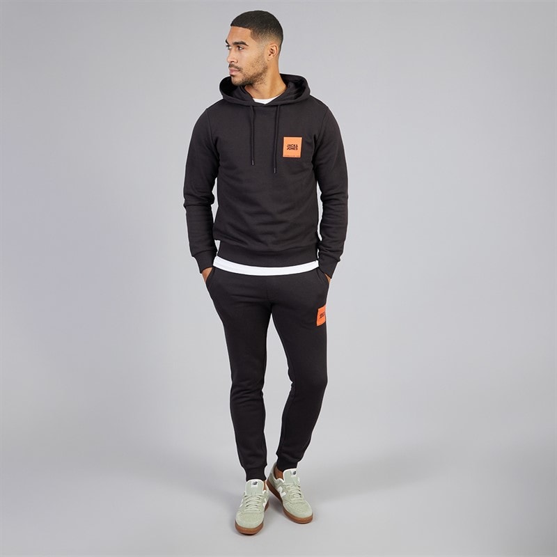 JACK & JONES Herren - Lock Trainingsanzug - Schwarz