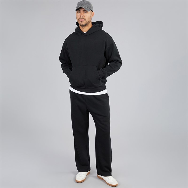JACK & JONES Herren - Oversized Trainingsanzug - Schwarz