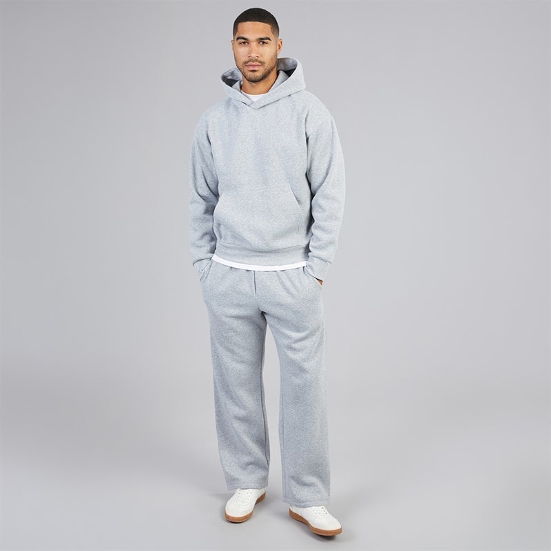 JACK & JONES Herren - Oversized Trainingsanzug - Hellgrau Marl