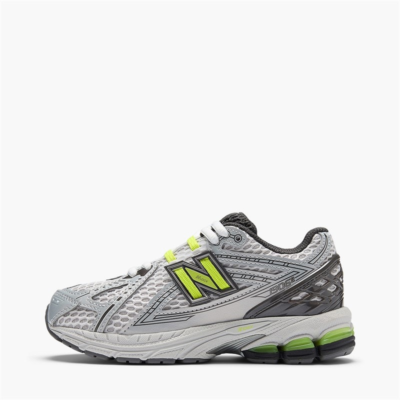 New Balance Baskets à lacets 1906 enfants - Noir Métallique/Alkaline Green